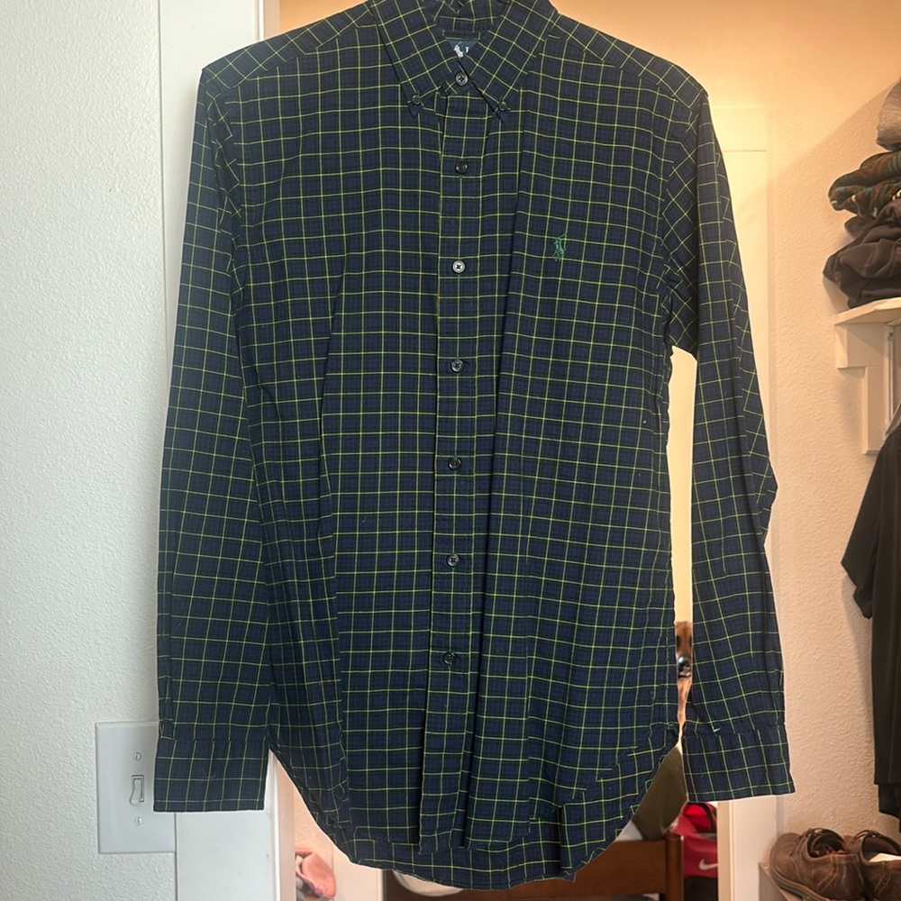 ralph lauren classic fit button down